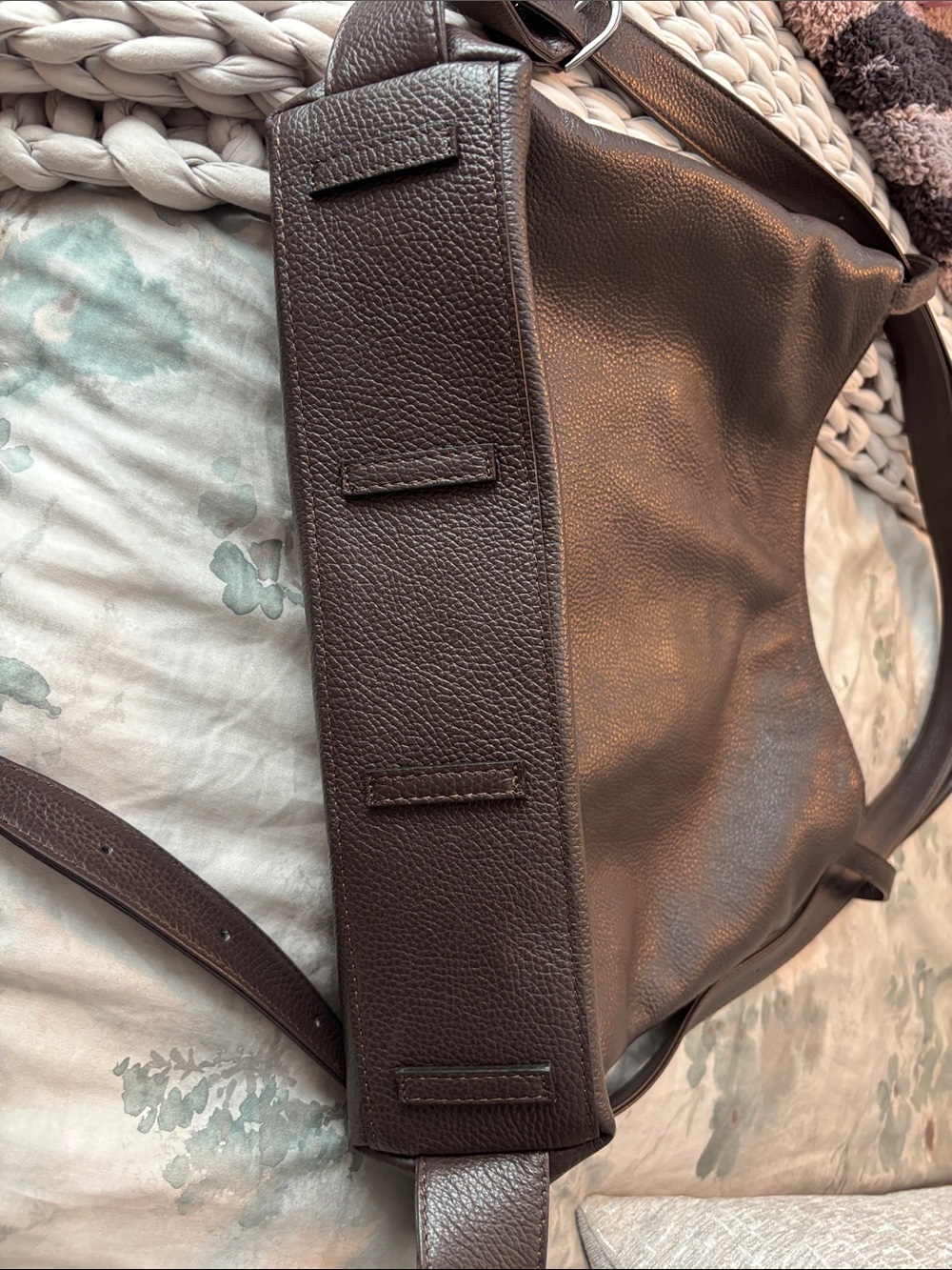 Bella Bag Convertible 3-1 Classic Size Dark Chocolate - Picture 11 of 15